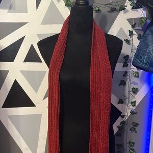Burgundy scarf